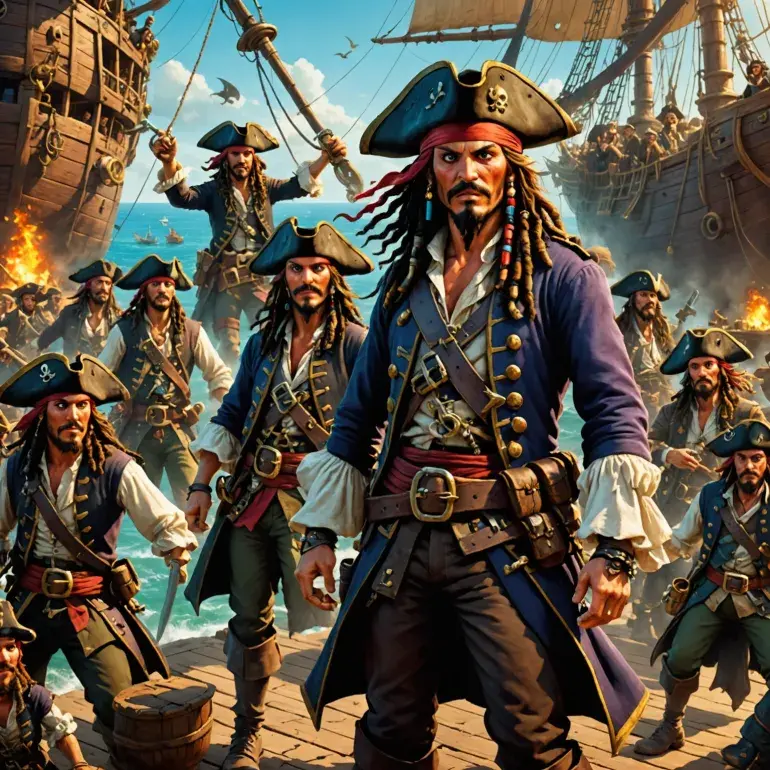 Animații cu Pirați pentru Copii: Aventurile Piraților, precum „Pirații din Caraibe: Animație”, Sunt Pl ine de Peripeții