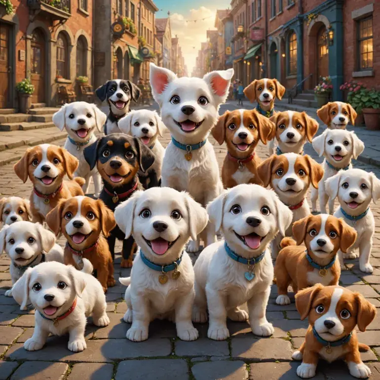 Filme de Animație cu Căței pentru Copii: Filmele cu căței, precum „Arca lui Noe”, sunt iubite de cei mici