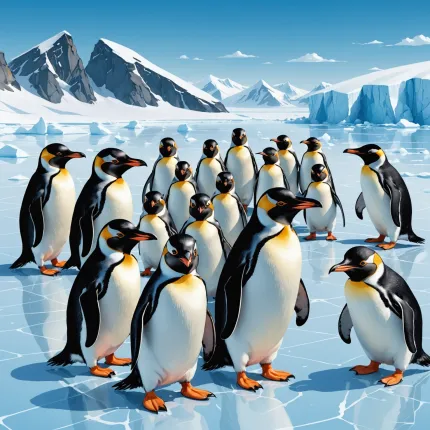 Animații cu Pinguini pentru Copii: Animațiile cu pinguini, precum „Pinguinii din Madagascar”, sunt pline de umor